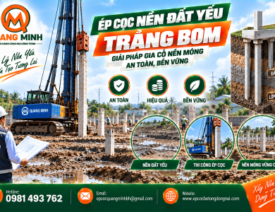 Ép Cọc Nền Đất Yếu Trảng Bom