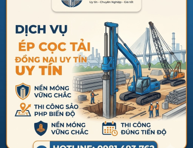 Ép Cọc Tải Đồng Nai Uy Tín