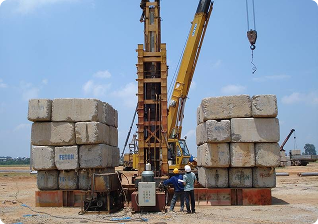 Giới thiệu về Ép cọc bê tông Quang Minh