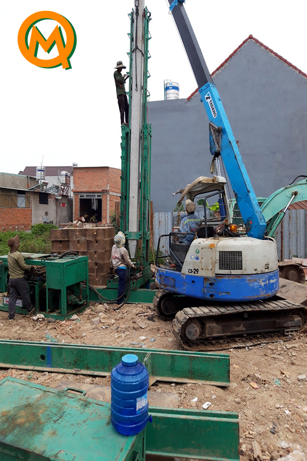 Giá Ép Cọc Bê Tông Móng Nhà