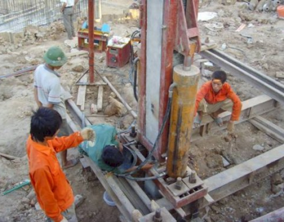 Quy trình giám sát ép cọc bê tông cốt thép