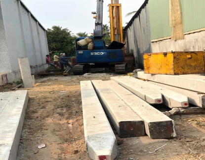 Ép cọc bê tông giá rẻ tại TPHCM