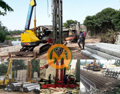 Giá Ép Cọc Bê Tông 250x250 tại Dịch Vụ Ép Cọc Bê Tông Quang Minh