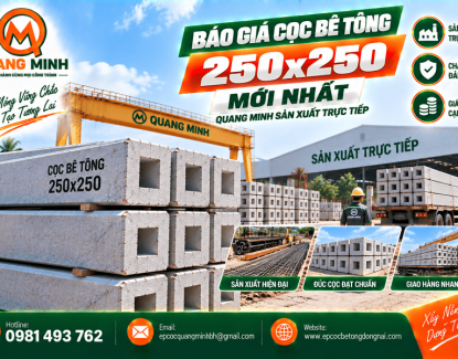 Báo Giá Cọc Bê Tông 250x250 Mới Nhất