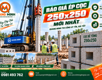 Báo Giá Ép Cọc 250x250 Mới Nhất