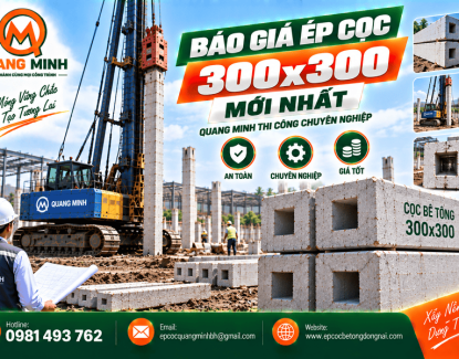 Báo Giá Ép Cọc 300x300 Mới Nhất 