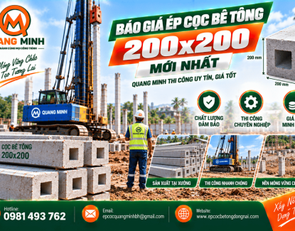 Báo Giá Ép Cọc Bê Tông 200x200 Mới Nhất 