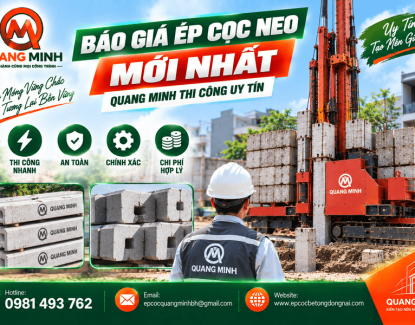 Báo Giá Ép Cọc Neo Mới Nhất