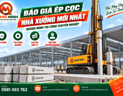 Báo Giá Ép Cọc Nhà Xưởng Mới Nhất 