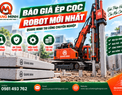 Báo Giá Ép Cọc Robot Mới Nhất 