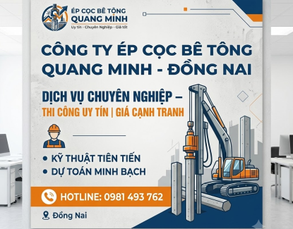 Chi Phí Ép Cọc Nhà Phố 3 Tầng Tại Đồng Nai