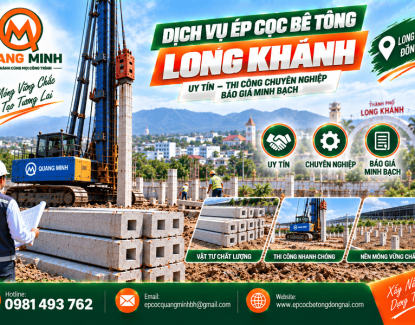 Dịch Vụ Ép Cọc Bê Tông Long Khánh Uy Tín 