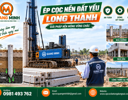 Ép Cọc Nền Đất Yếu Long Thành
