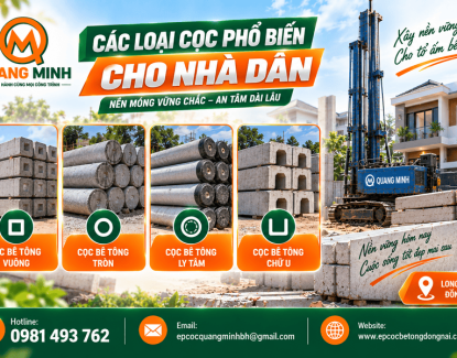 Ép Cọc Nhà Phố Long Thành Trọn Gói