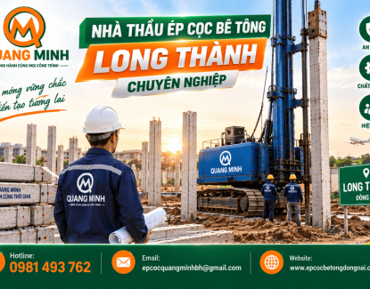 Nhà Thầu Ép Cọc Bê Tông Long Thành Chuyên Nghiệp, Uy Tín